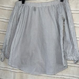 Potter’s Pot Off Small The Shoulder Striped Top